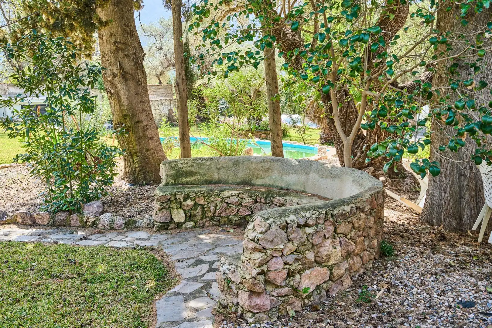 Jardí de Finca rústica en venda en Órgiva amb Jardí privat, Terrassa i Moblat