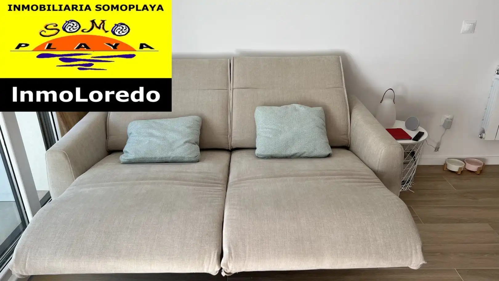 Wohnzimmer von Wohnung zum Verkauf in Ribamontán al Mar mit Heizung, Privatgarten und Abstellraum