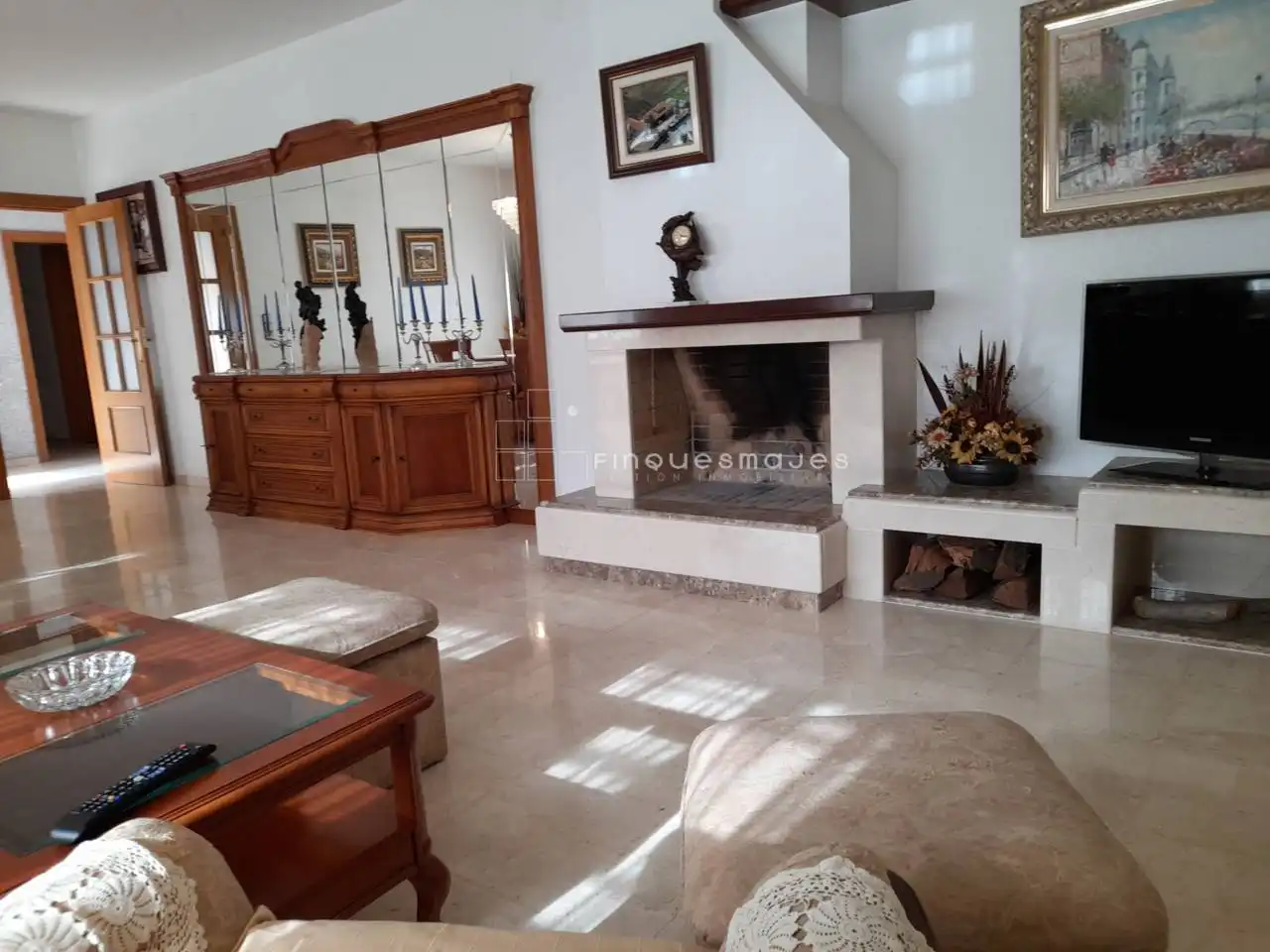 Living room of Country homes for sale in Sentmenat  with Air Conditioner, Heating and Private garden