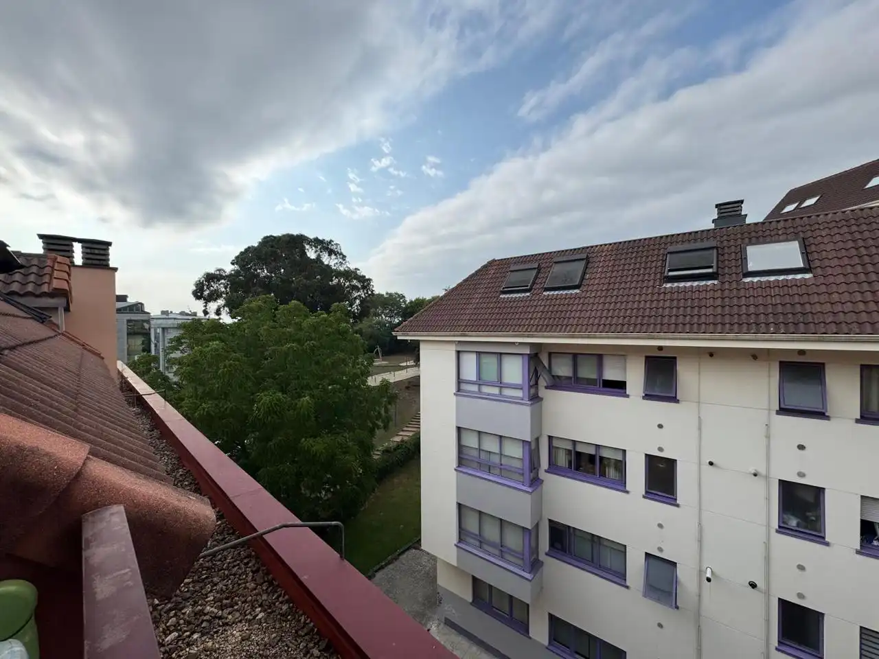Balcony of Attic for sale in Culleredo  with Heating, Parquet flooring and Storage room
