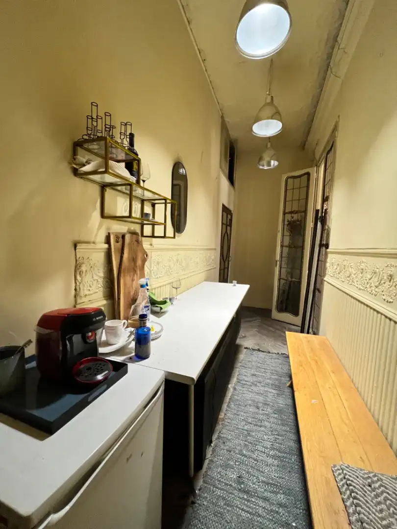 Kitchen of Office for rent in Madrid  with Air Conditioner, Heating and Balcony