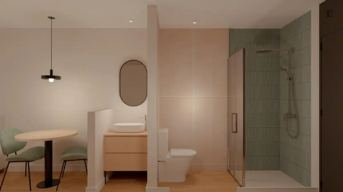 Estudio de alquiler en Universidad