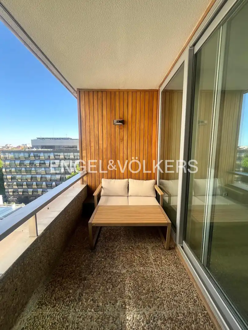 Balcony of Flat for rent in Madrid  with Air Conditioner, Heating and Terrace