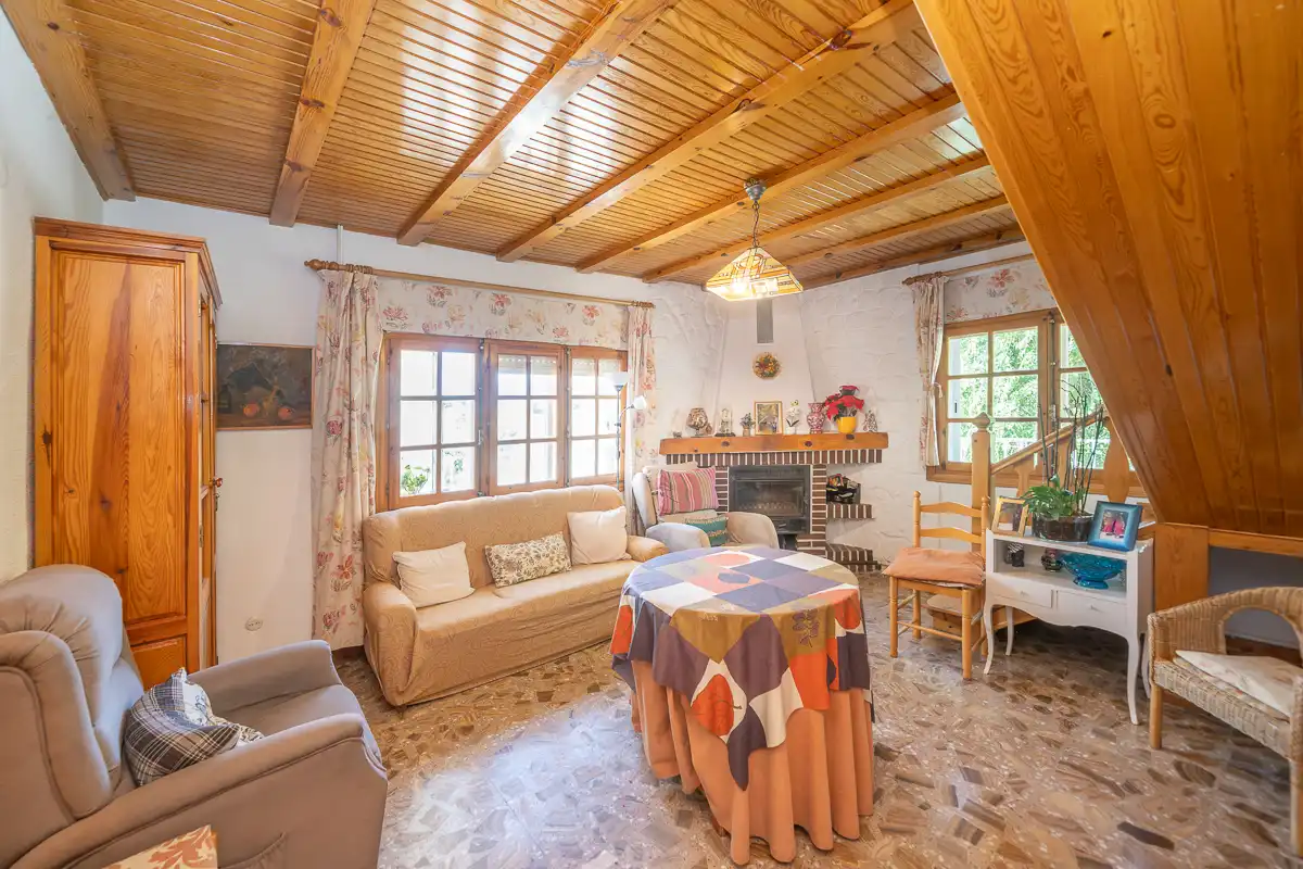 Living room of Houses for sale in Santa María de la Alameda  with Heating, Private garden and Terrace