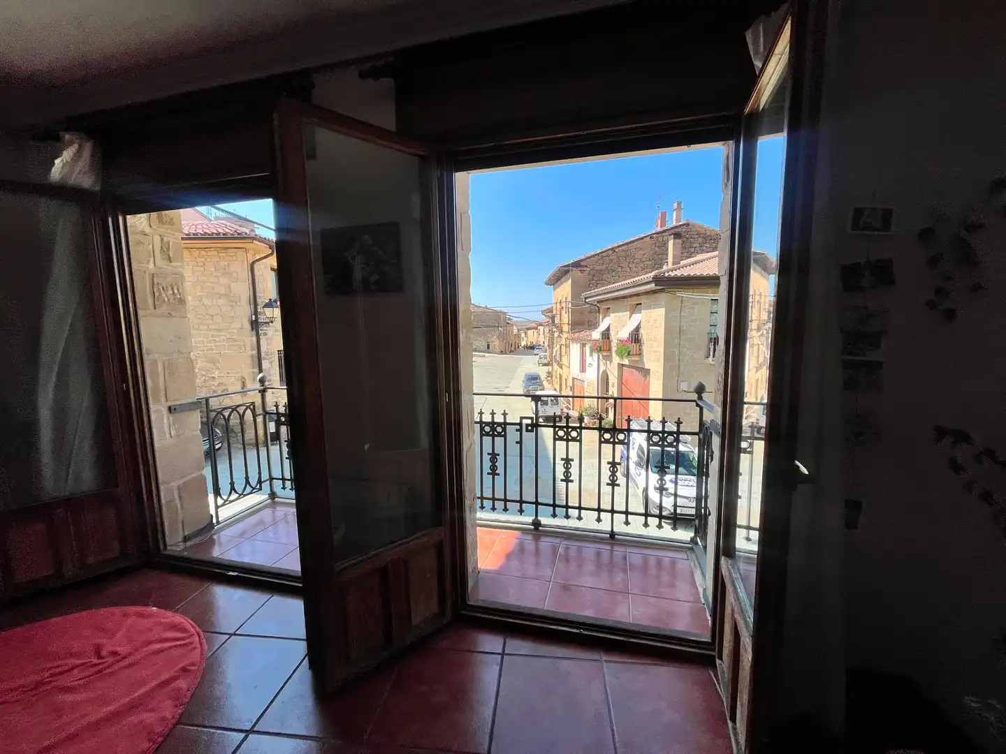 Terrassa de Casa adosada en venda en Samaniego amb Calefacció, Parquet i Terrassa