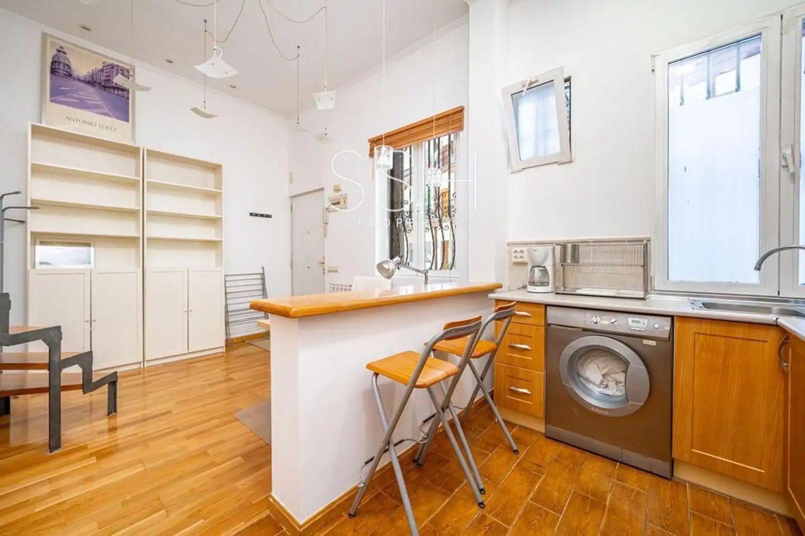 Küche von Wohnung zur Miete in Madrid mit Heizung und Möbliert