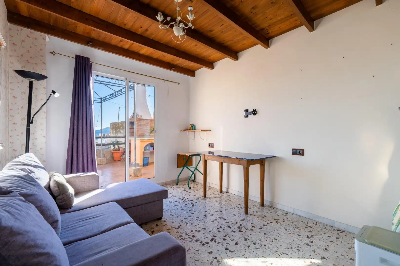Sala de estar de Finca rústica en venta en Canjáyar con Terraza y Balcón