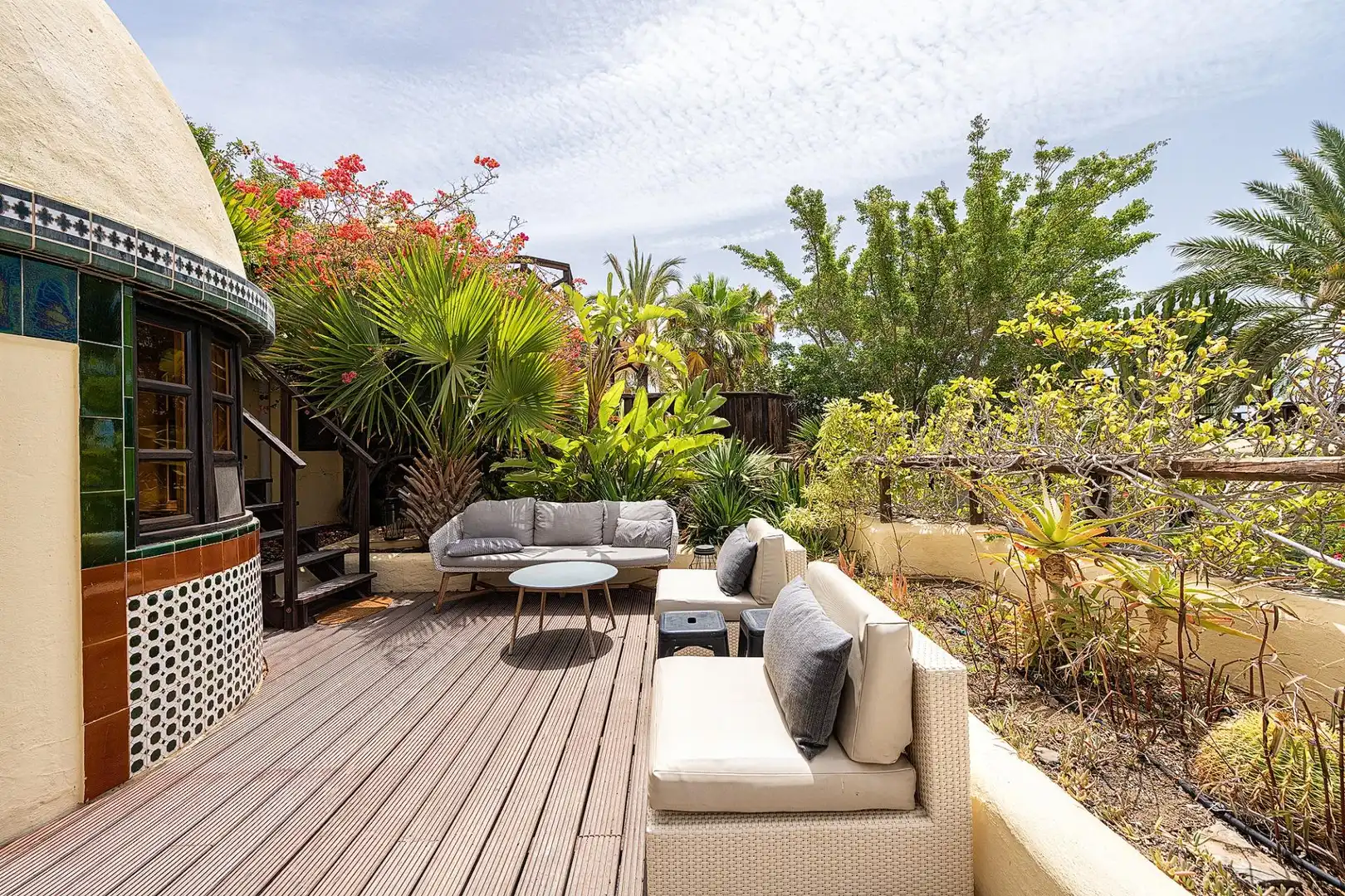 Terraza de Casa o chalet en venta en San Bartolomé de Tirajana con Jardín privado, Terraza y Piscina comunitaria