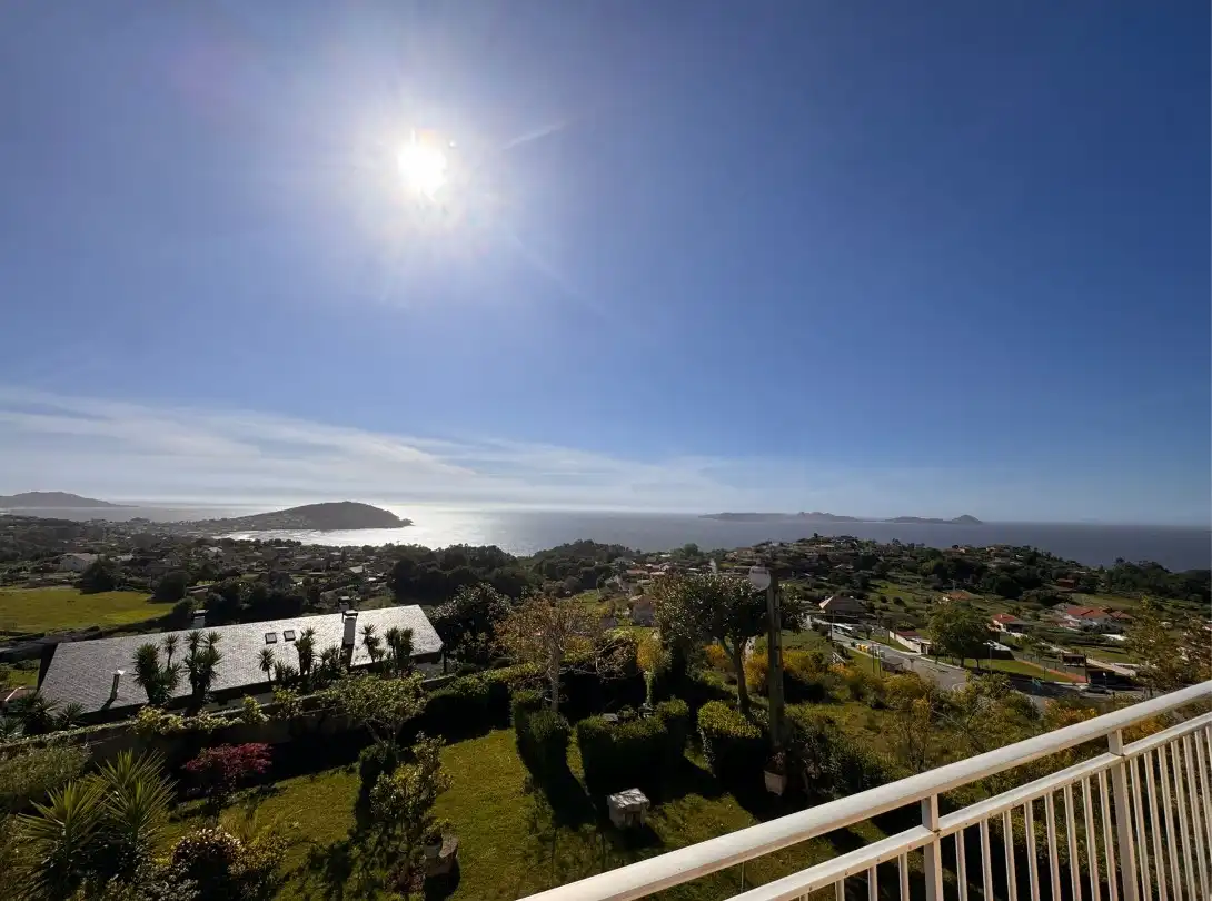 Vista exterior de Casa adosada en venta en Nigrán con Terraza y Balcón