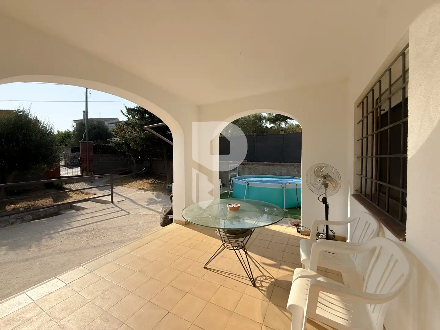 Terrassa de Casa o xalet en venda en Vallirana amb Aire condicionat, Calefacció i Jardí privat
