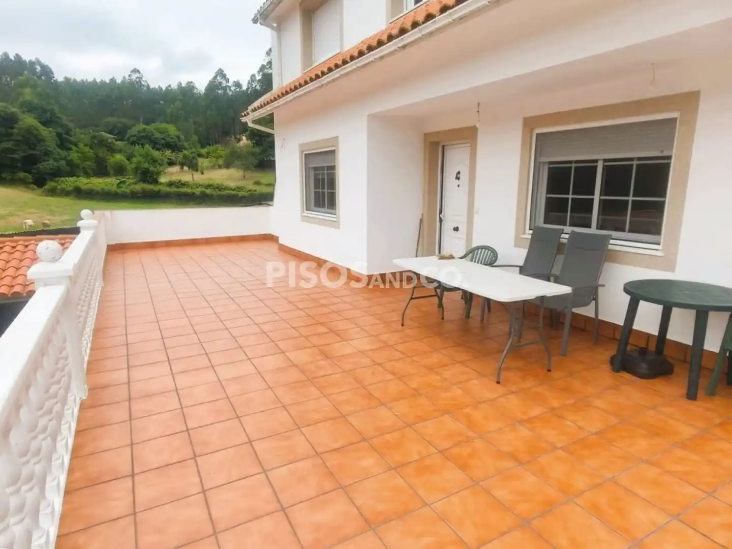 Terrassa de Casa o xalet en venda en Abegondo amb Calefacció, Terrassa i Piscina