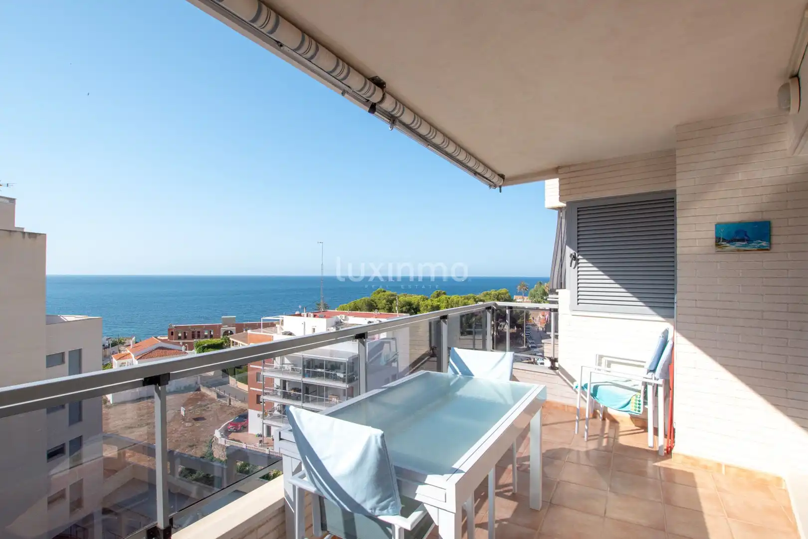 Terrace of Flat for sale in Calpe / Calp  with Air Conditioner, Terrace and Storage room