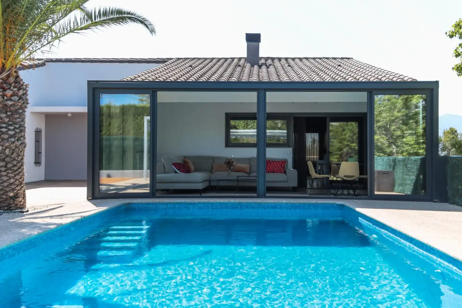 Piscina de Casa o xalet en venda en Tortosa amb Aire condicionat, Jardí privat i Terrassa