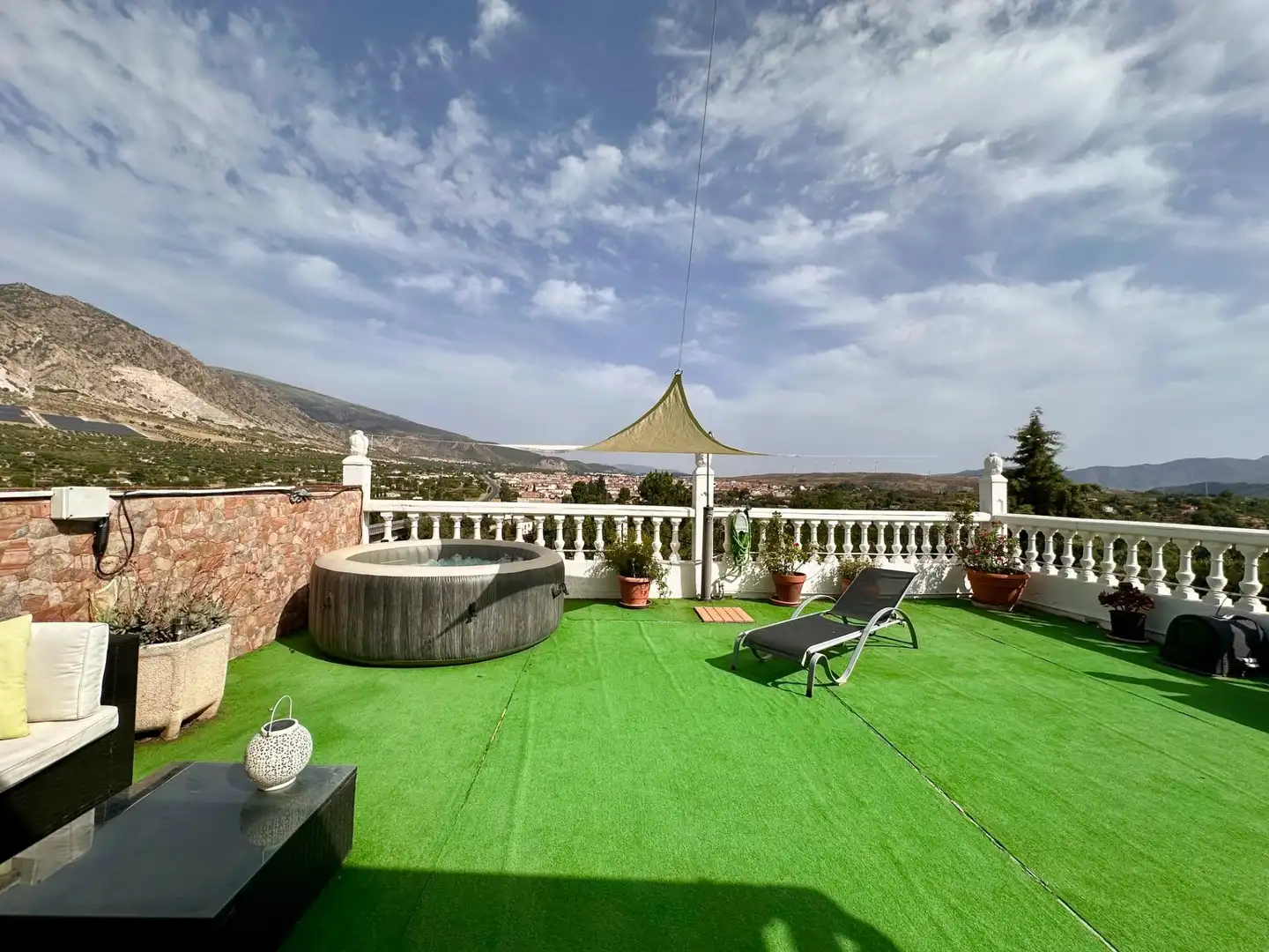 Terrassa de Casa o xalet en venda en Dúrcal amb Aire condicionat, Parquet i Terrassa