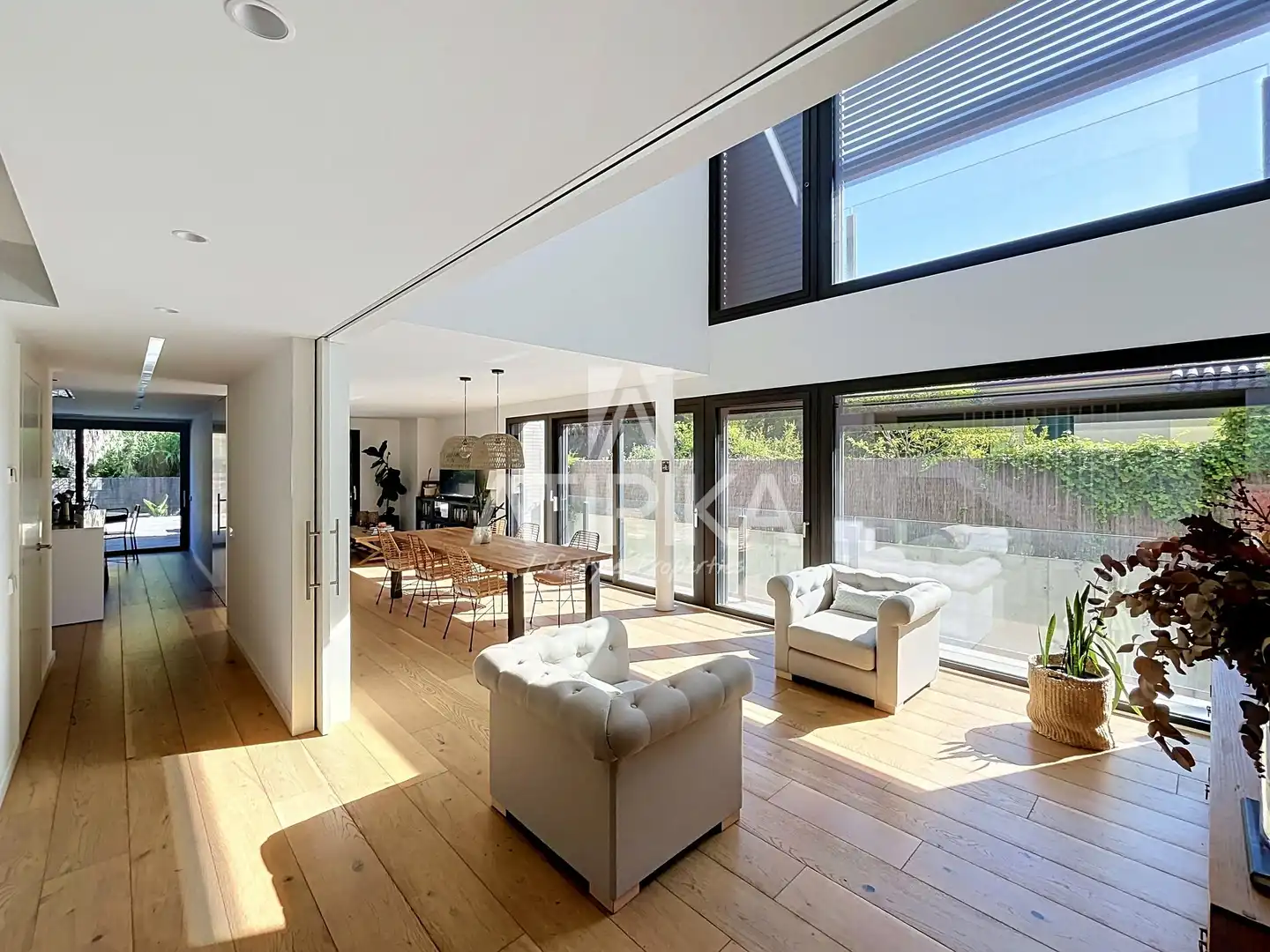 Sala d'estar de Casa o xalet en venda en Sant Cugat del Vallès amb Aire condicionat, Calefacció i Terrassa