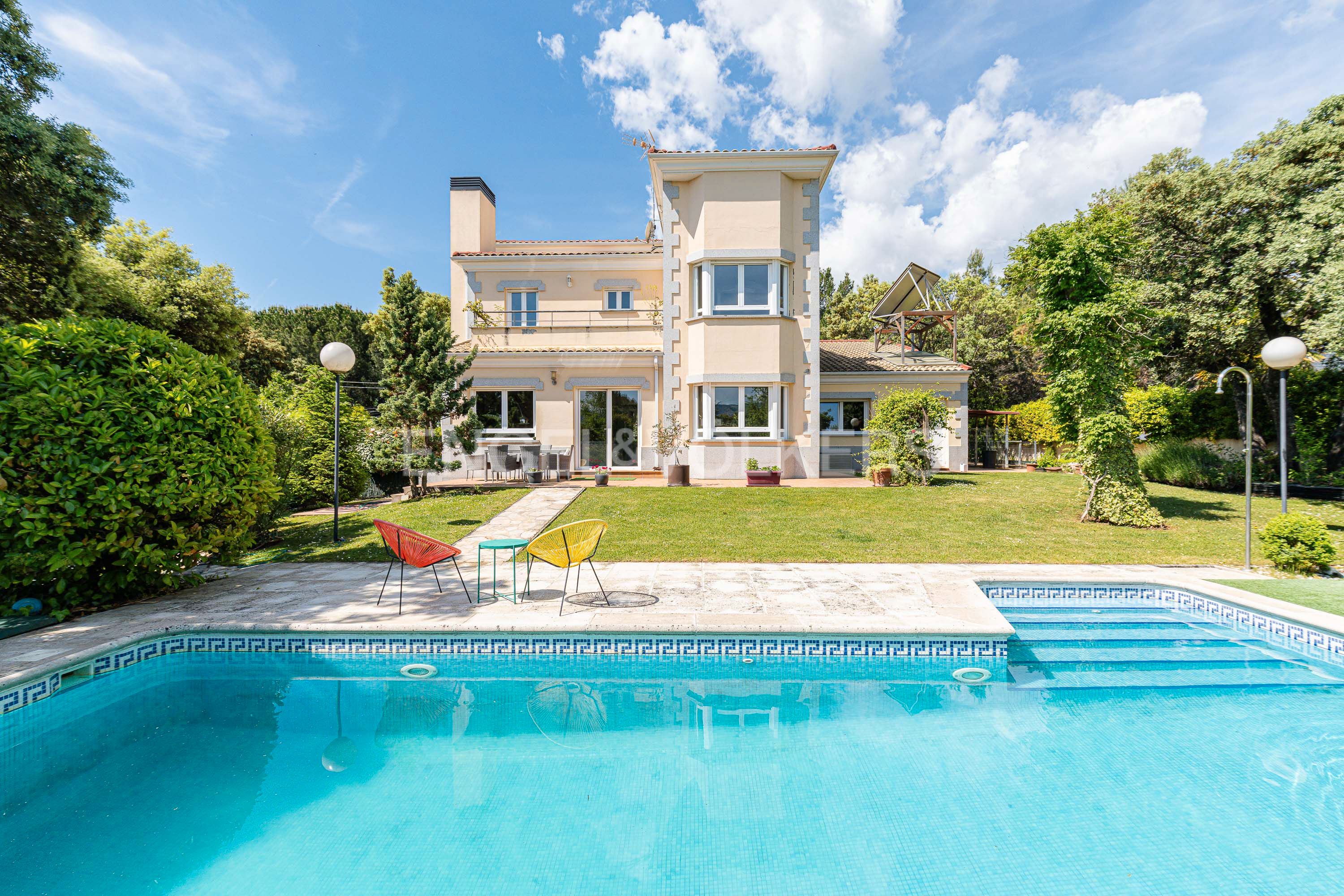 Garden of House or chalet for sale in Guadarrama  with Air Conditioner, Heating and Private garden