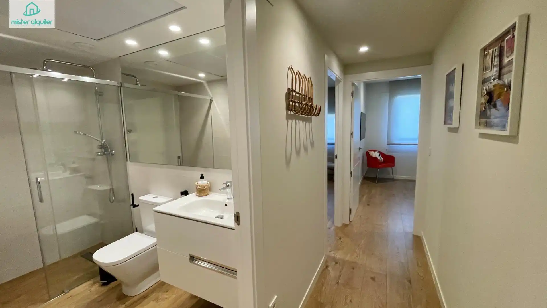 Bathroom of Apartments for rent in El Campello  with Air Conditioner, Heating and Private garden