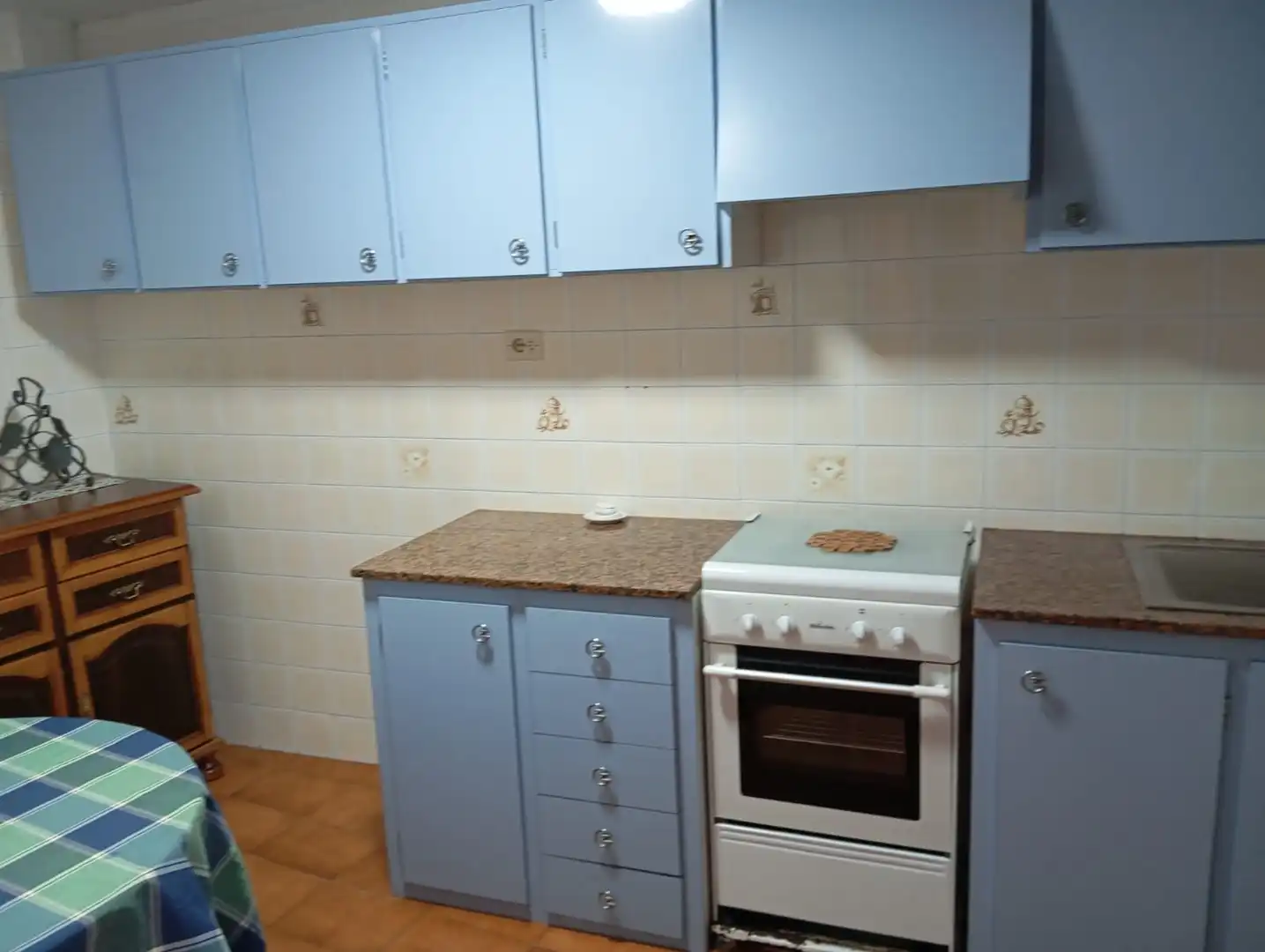 Cocina de Casa adosada en venta en Ponteceso con Amueblado, Lavadora y TV