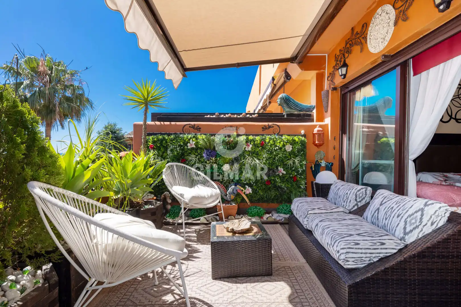 Terraza de Apartamento en venta en Estepona con Calefacción, Jardín privado y Trastero