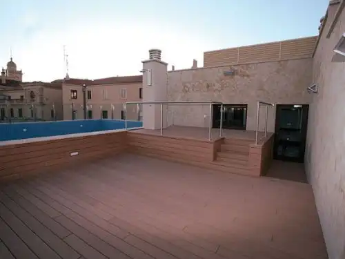 Terrasse von Wohnungen zur Miete in Salamanca mit Klimaanlage, Heizung und Parkett