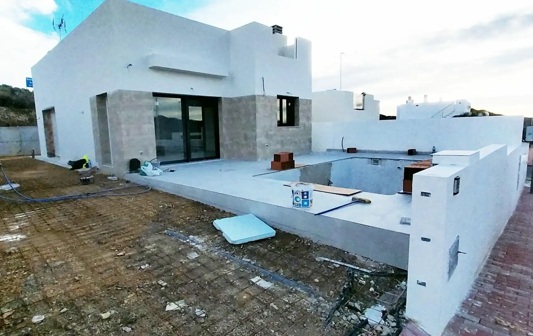 Terraza de Casa adosada en venta en Mazarrón con Jardín privado, Terraza y Piscina