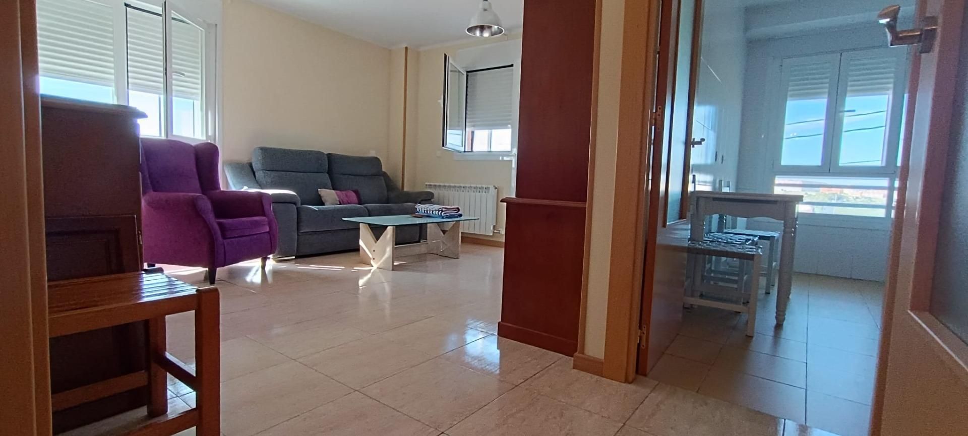 Living room of Flat for sale in Zamora Capital   with Heating and Balcony