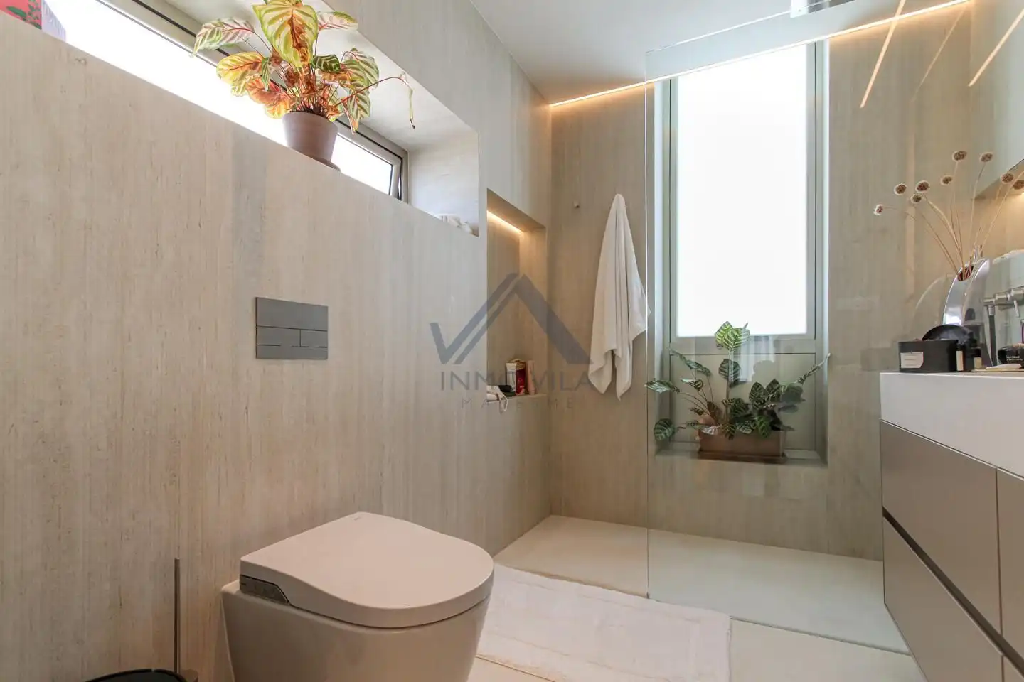 Badezimmer von Haus oder Chalet zum Verkauf in Sant Vicenç de Montalt mit Klimaanlage, Privatgarten und Terrasse