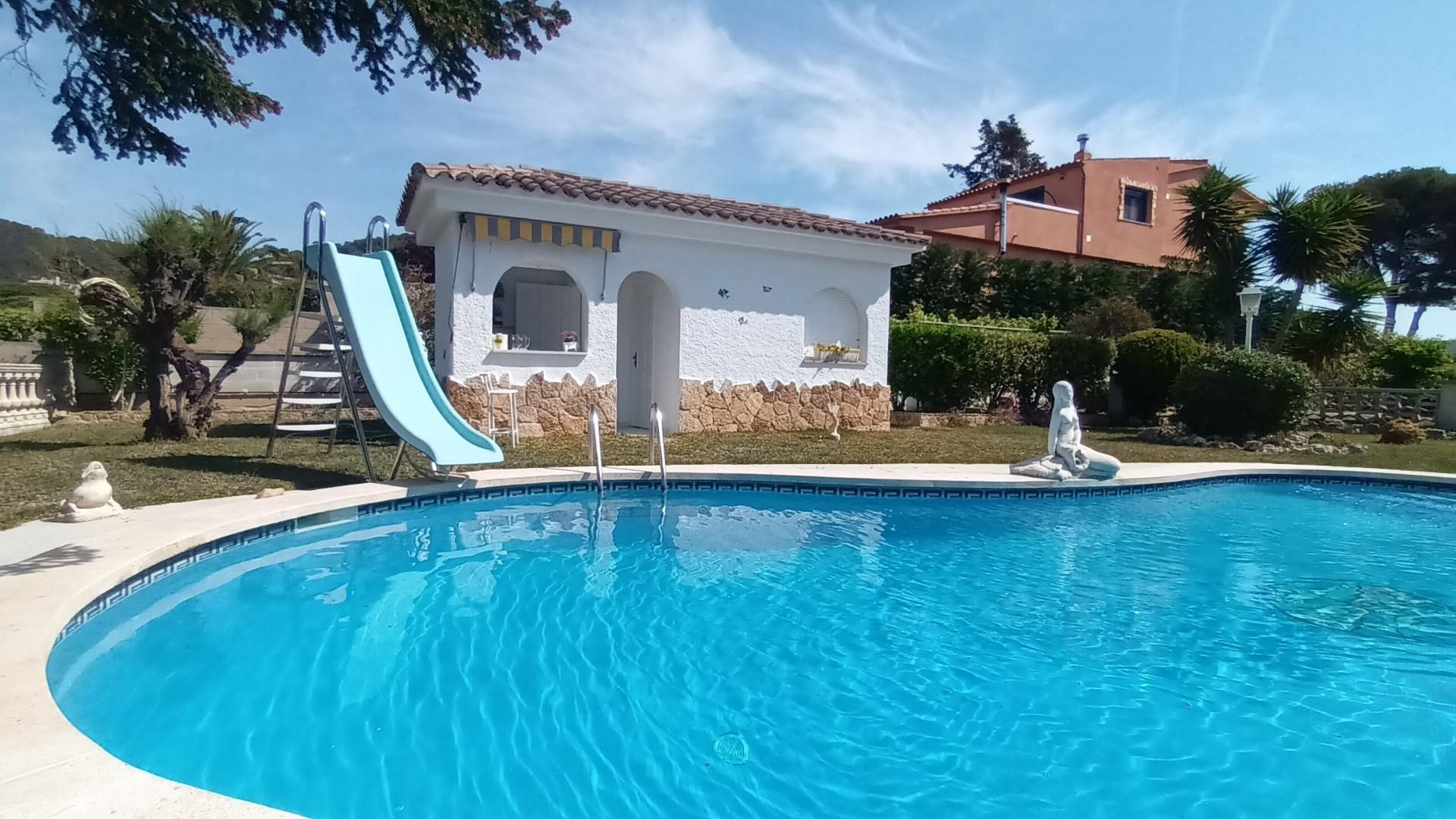Piscina de Casa o xalet en venda en Lloret de Mar amb Calefacció, Jardí privat i Terrassa