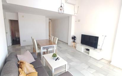 Sala d'estar de Oficina de lloguer en Málaga Capital amb Terrassa