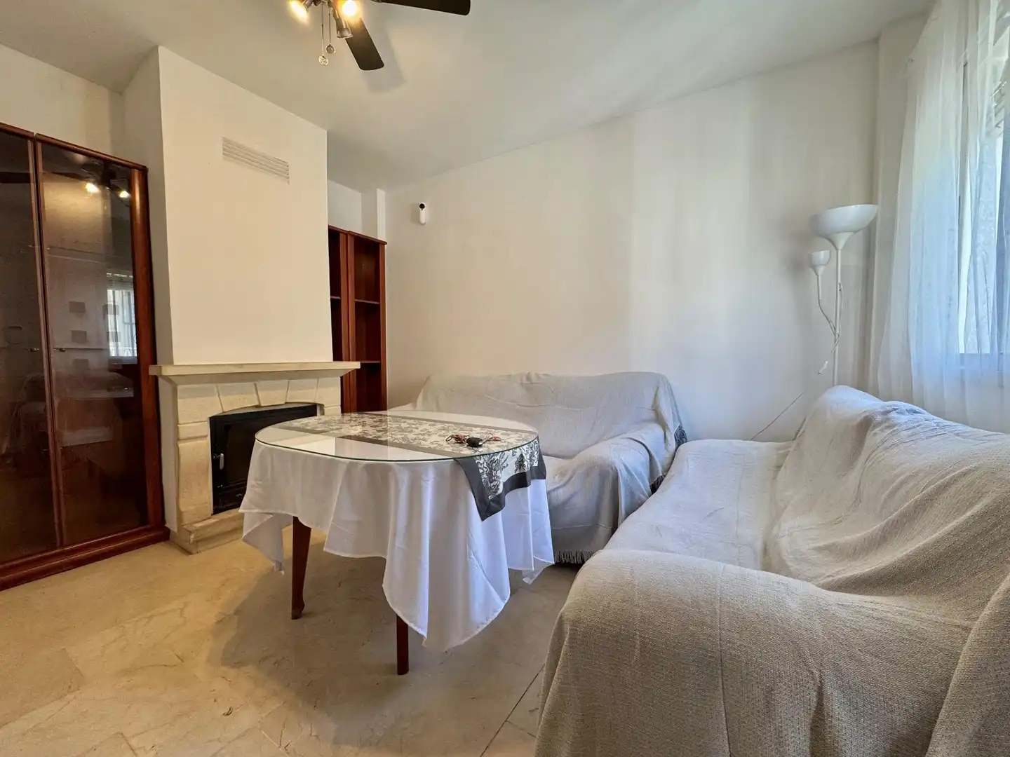 Sala d'estar de Casa adosada en venda en Pulianas amb Traster, Balcó i Piscina comunitària