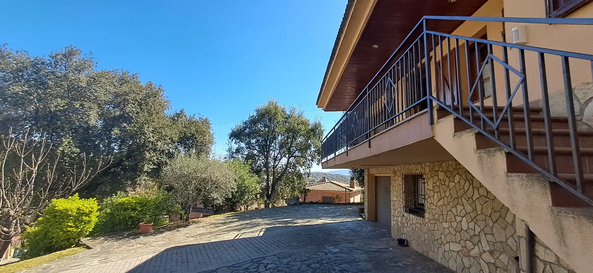 Exterior view of Country homes for sale in Sant Pere de Vilamajor  with Air Conditioner, Heating and Private garden