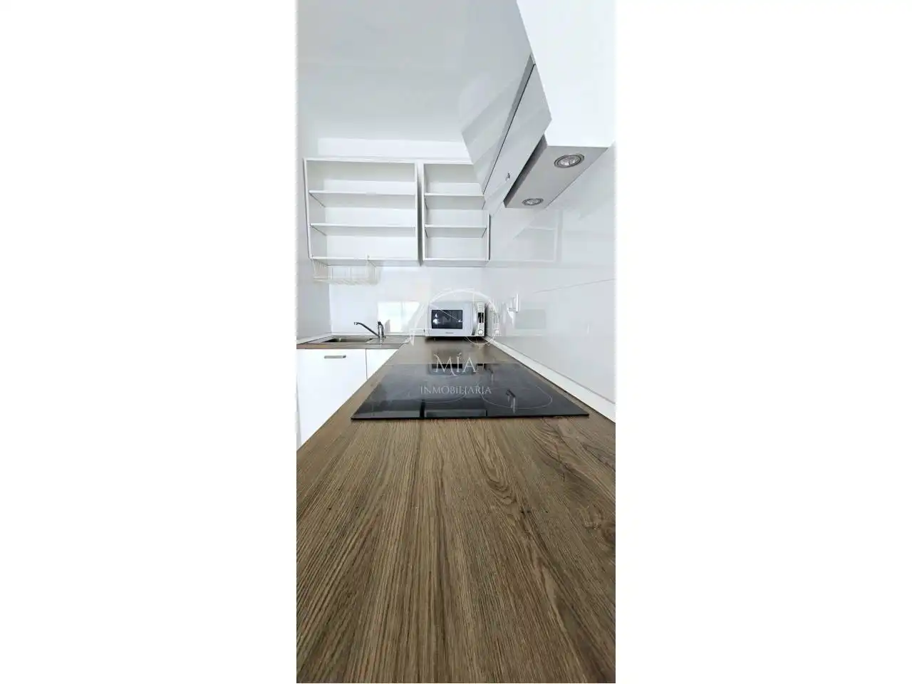 Cocina de Estudio de alquiler en Calvià con Aire acondicionado, Terraza y Amueblado