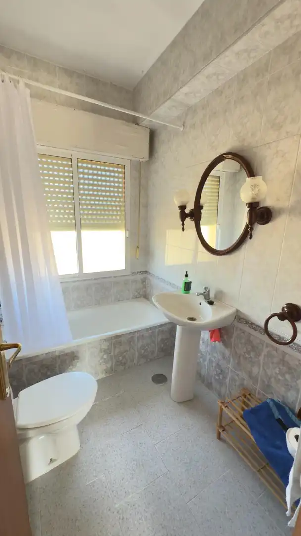Bany de Finca rústica en venda en Gibraleón amb Aire condicionat, Jardí privat i Terrassa