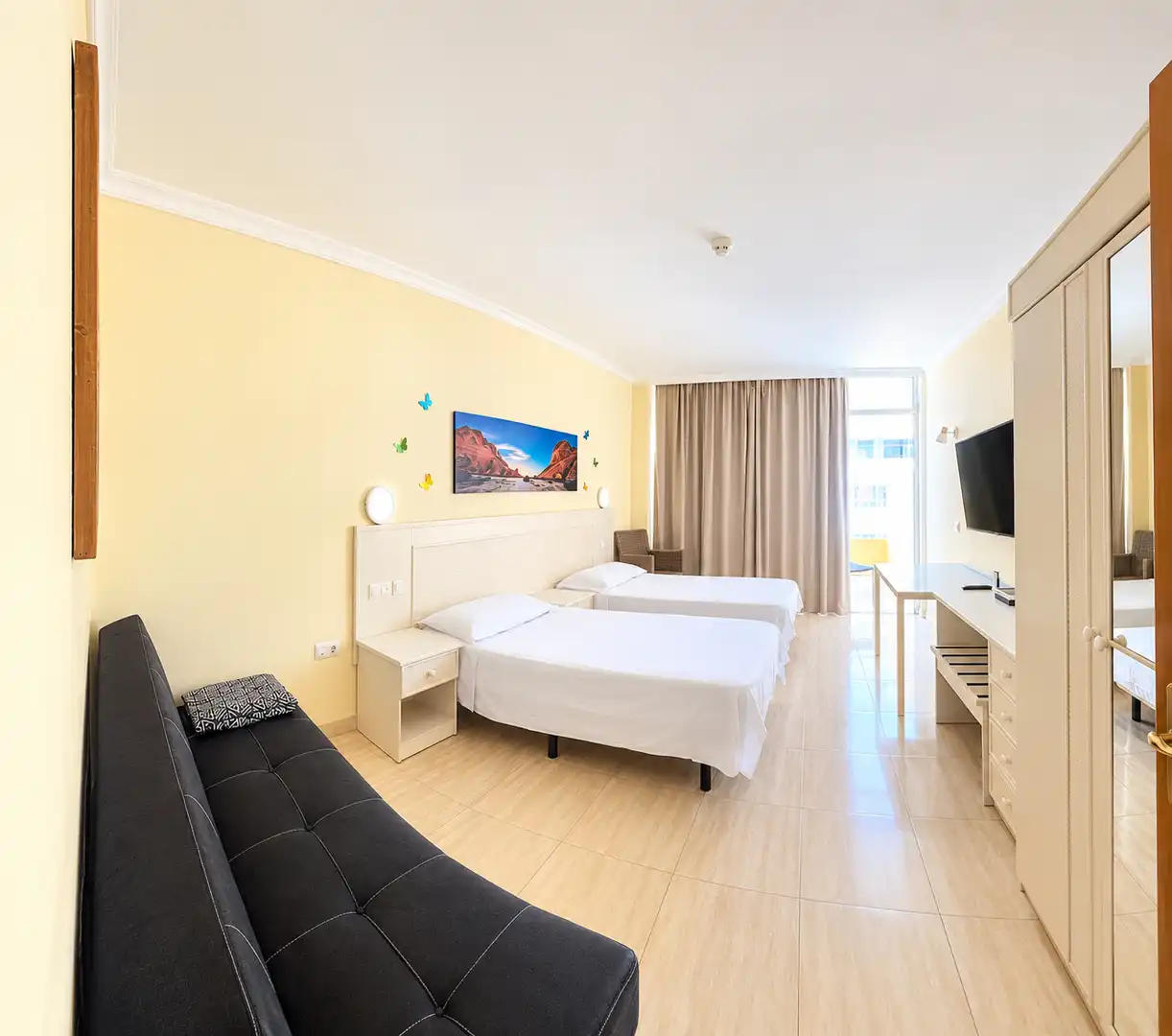 Bedroom of Study for rent in Puerto de la Cruz  with Terrace, Furnished and Community pool