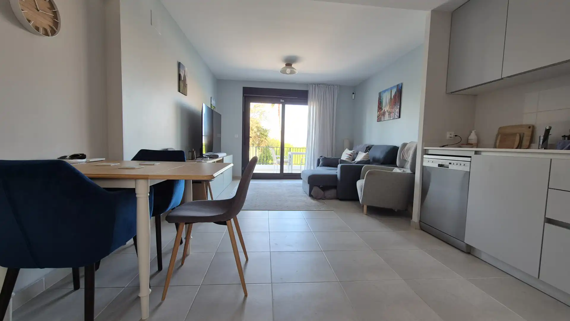 Sala de estar de Casa o chalet en venta en Busot con Aire acondicionado, Calefacción y Jardín privado