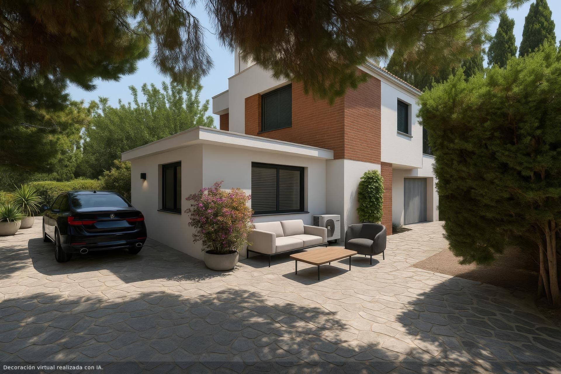 Exterior view of House or chalet for sale in Sant Joan d'Alacant  with Air Conditioner and Alarm
