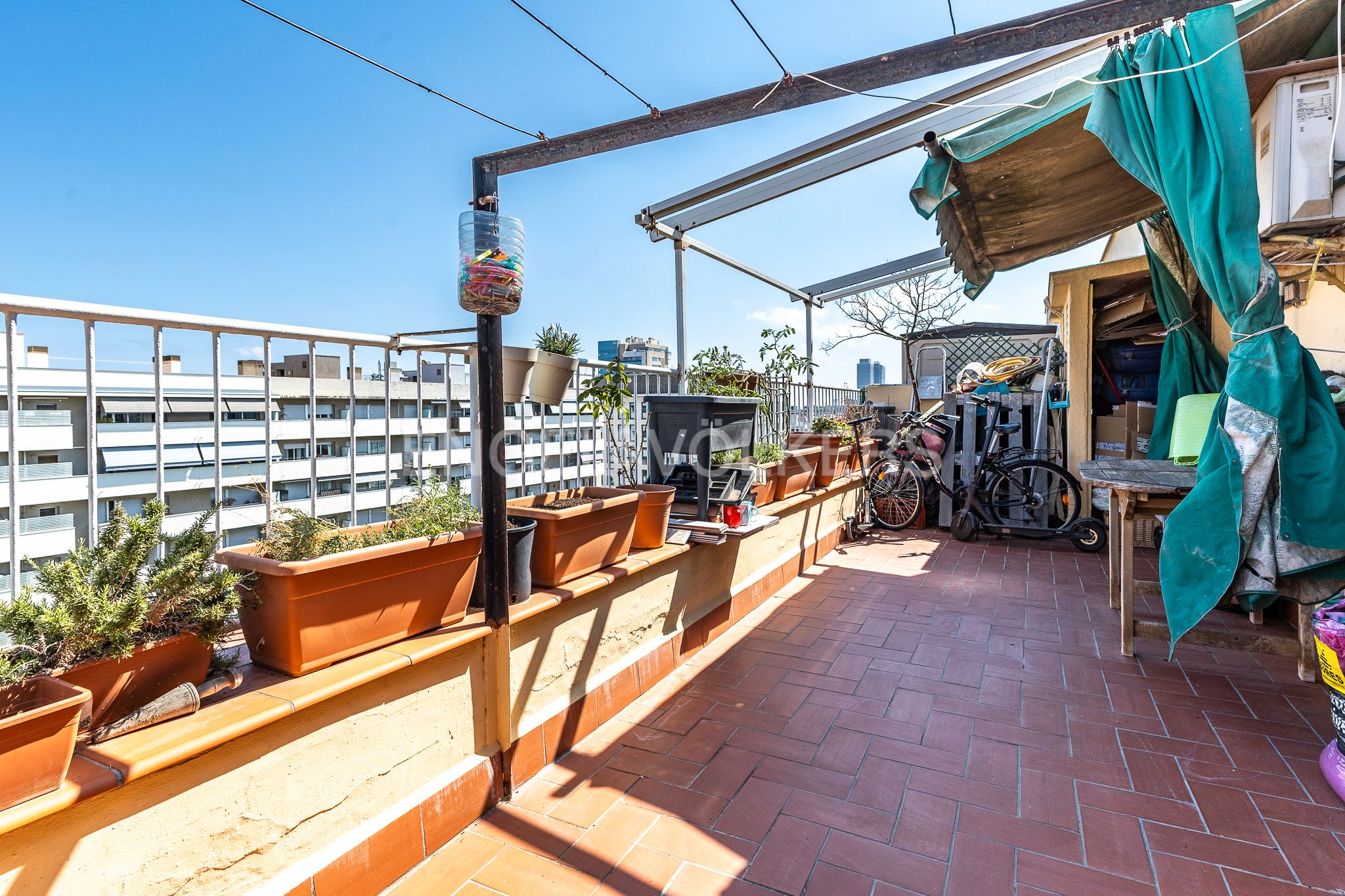 Terrace of Apartment for sale in  Barcelona Capital  with Air Conditioner and Heating