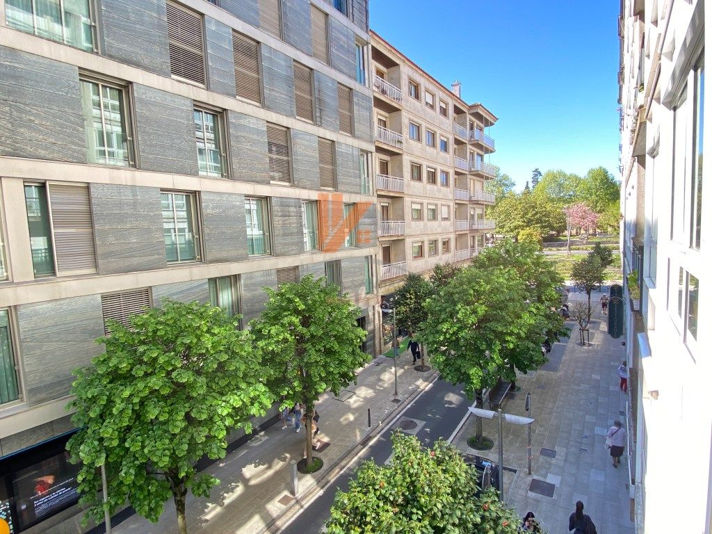 Exterior view of Flat for sale in Santiago de Compostela   with Heating, Terrace and Balcony
