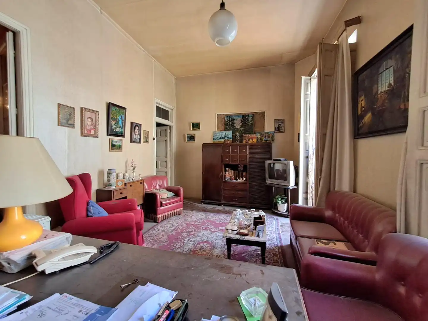 Sala de estar de Piso en venta en Madrid con Balcón