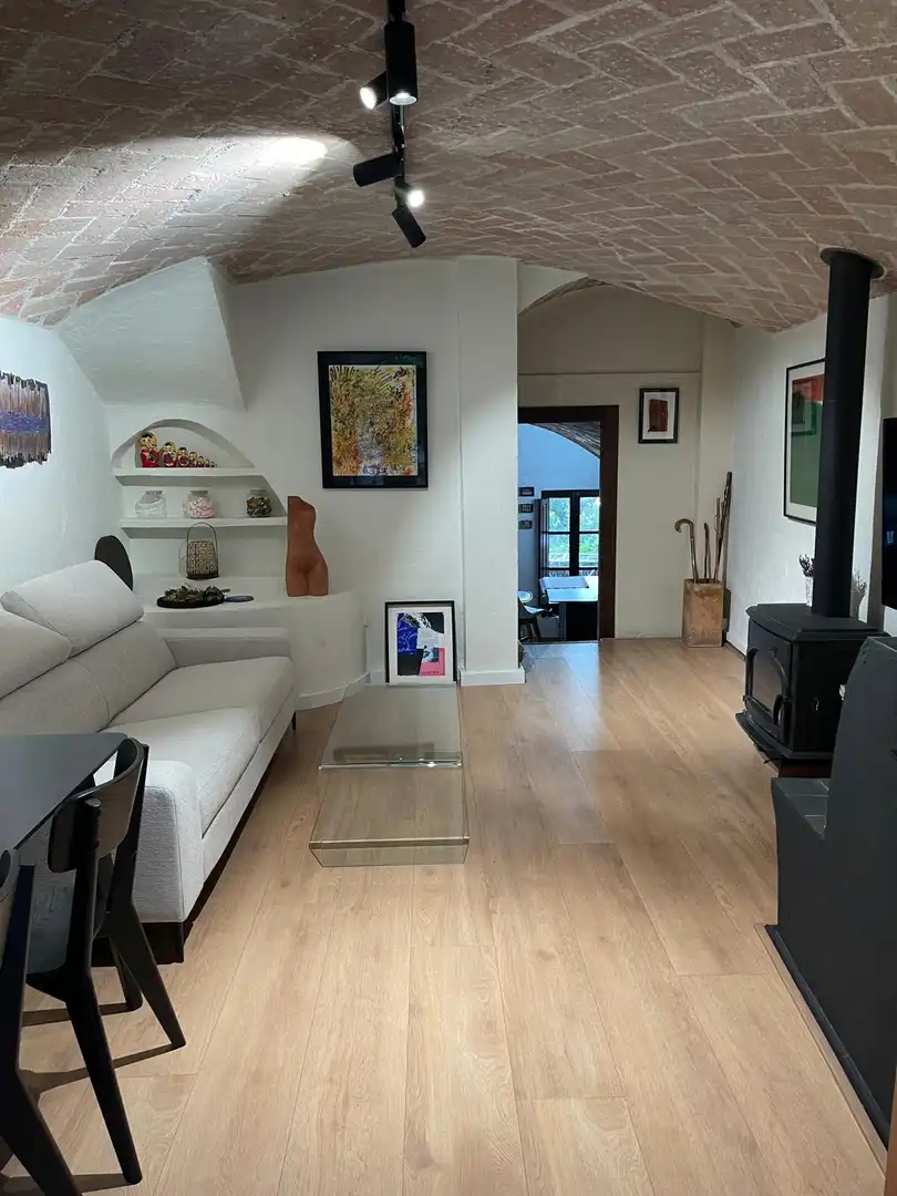 Sala d'estar de Casa o xalet en venda en Collbató amb Calefacció, Jardí privat i Terrassa