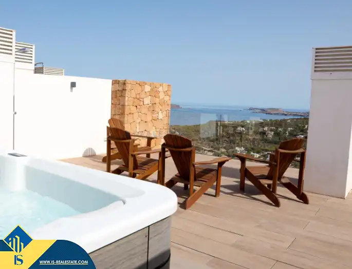 Ático con piscina en venta en Cala Vedella-Cala Tarida, imagen 6