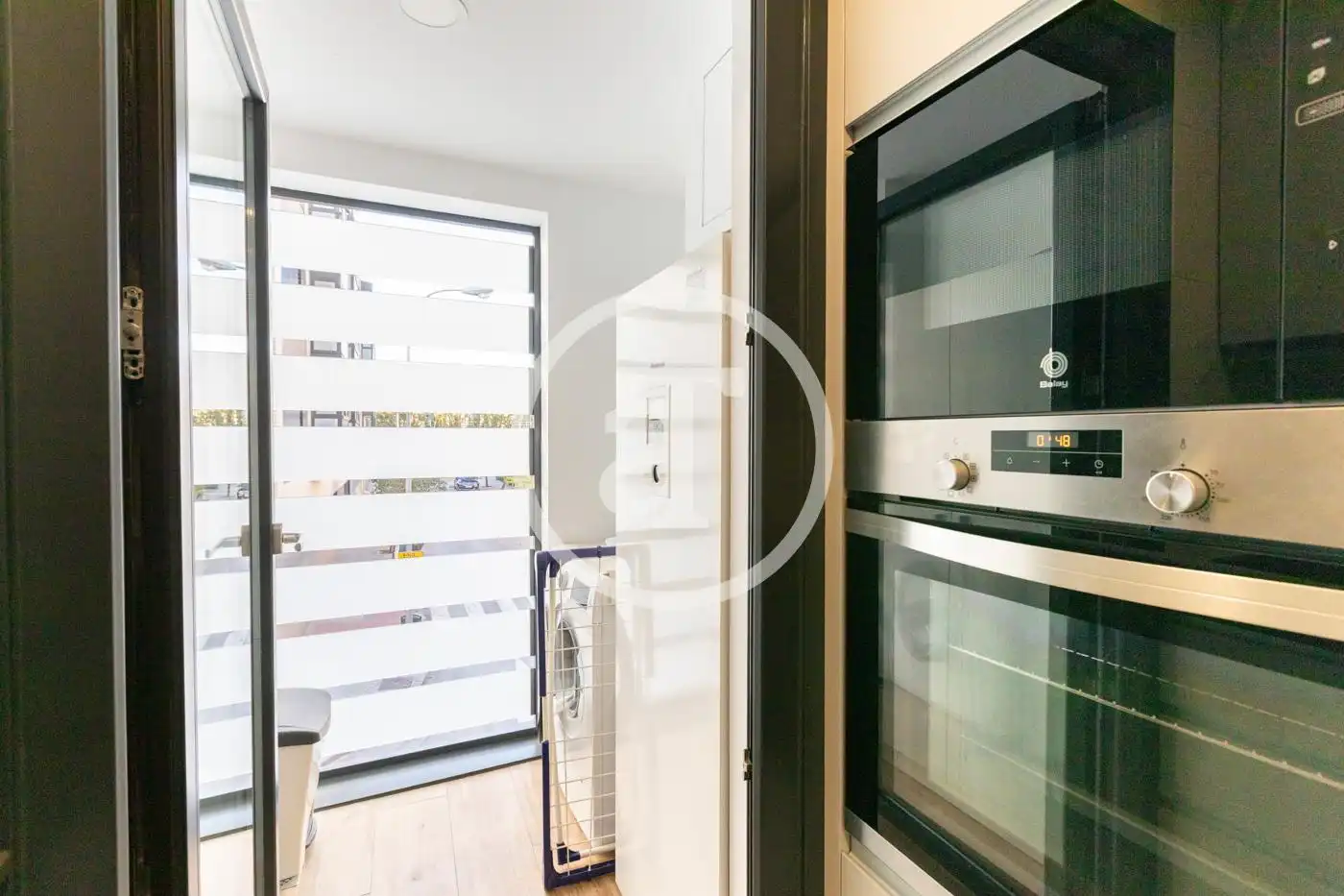 Kitchen of Flat for rent in Madrid  with Air Conditioner, Heating and Furnished