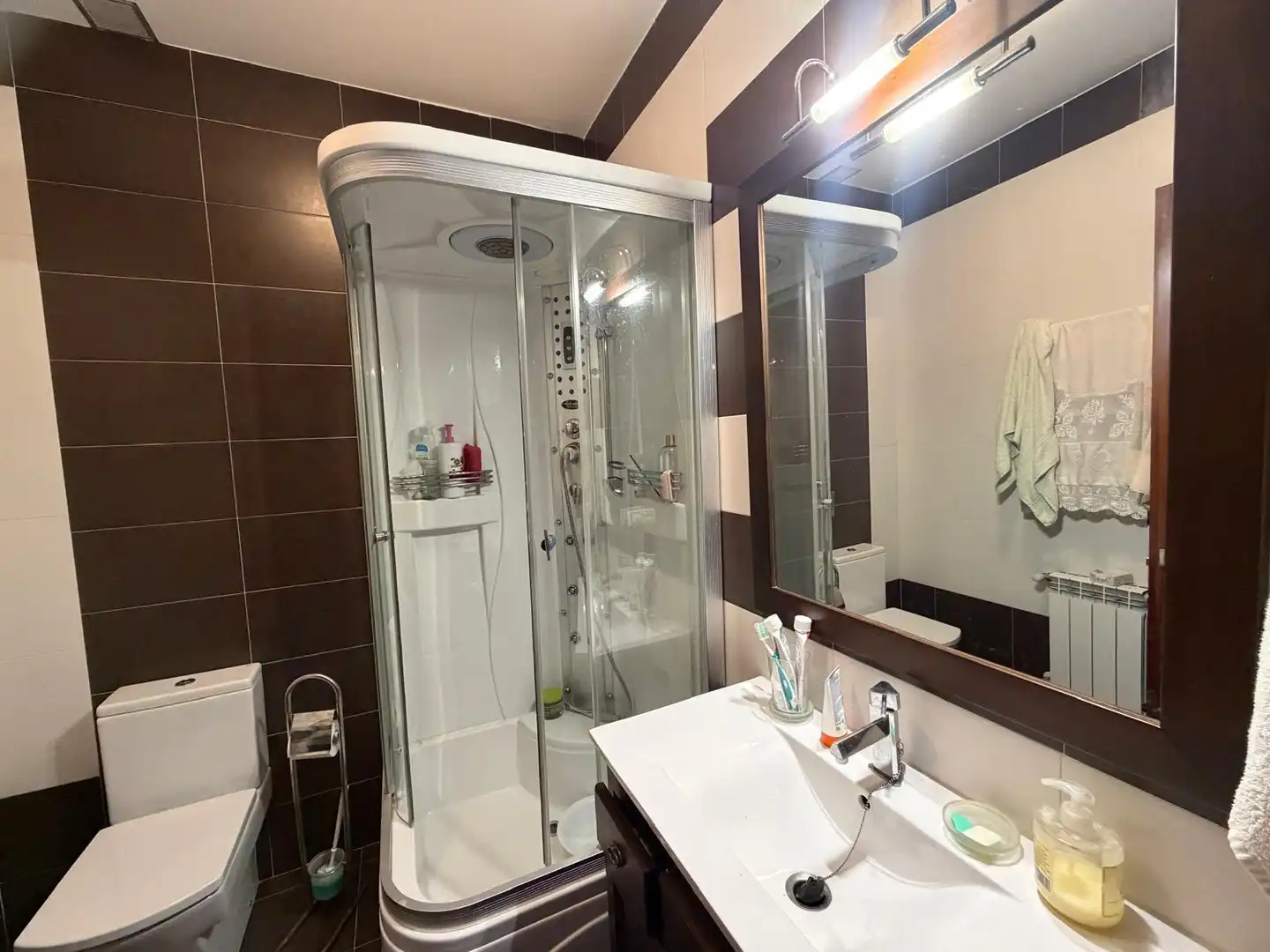 Baño de Casa o chalet en venta en Casar de Cáceres con Aire acondicionado, Calefacción y Terraza