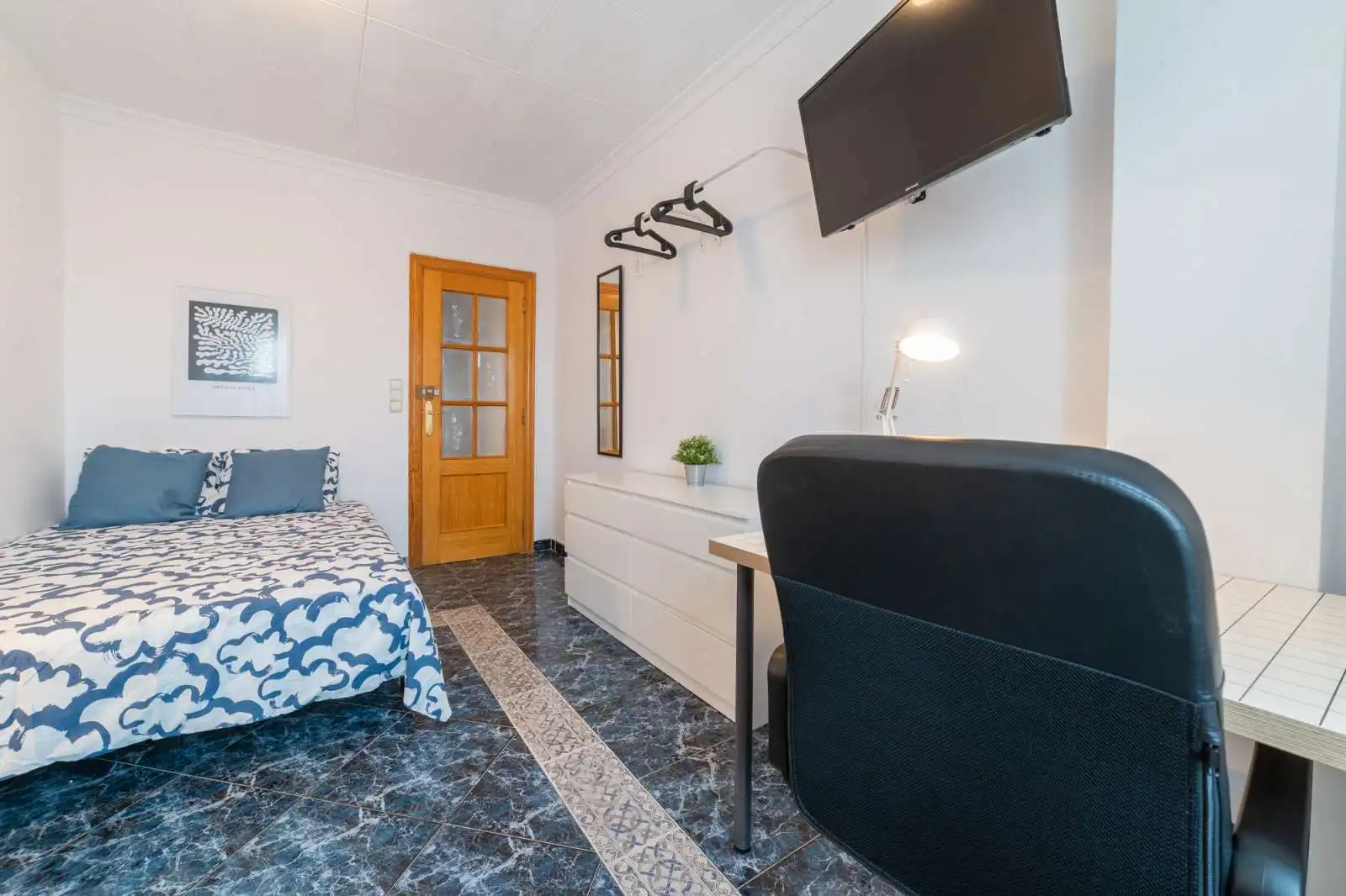 Bedroom of Flat for share in Massamagrell  with Air Conditioner, Terrace and Furnished