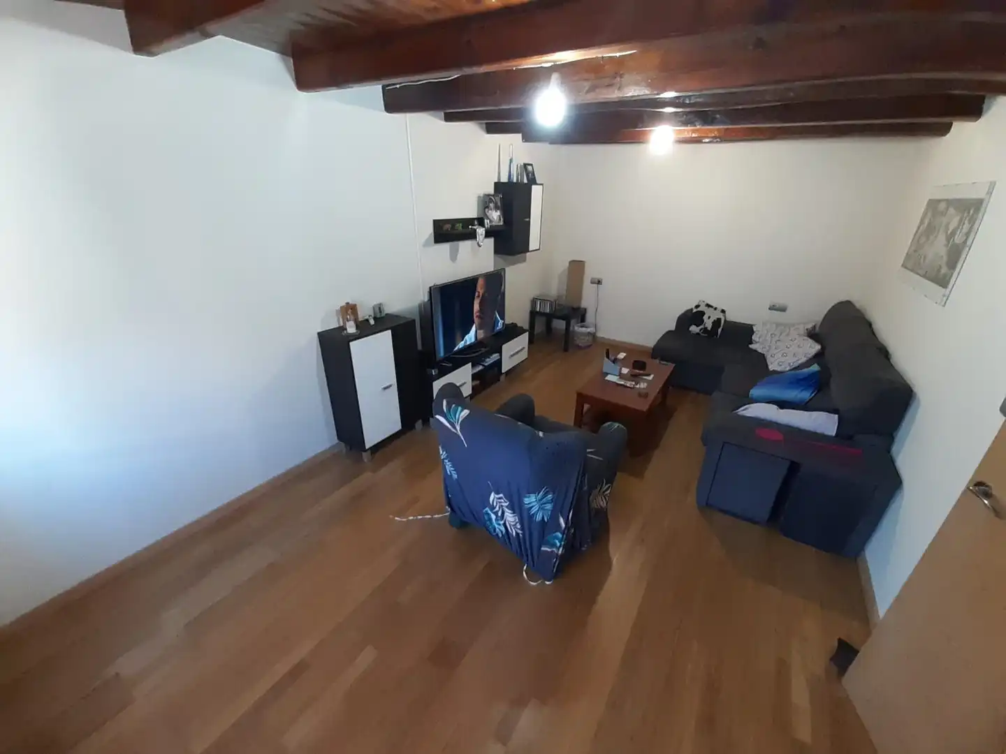 Living room of Houses for sale in Montamarta  with Heating, Parquet flooring and Storage room