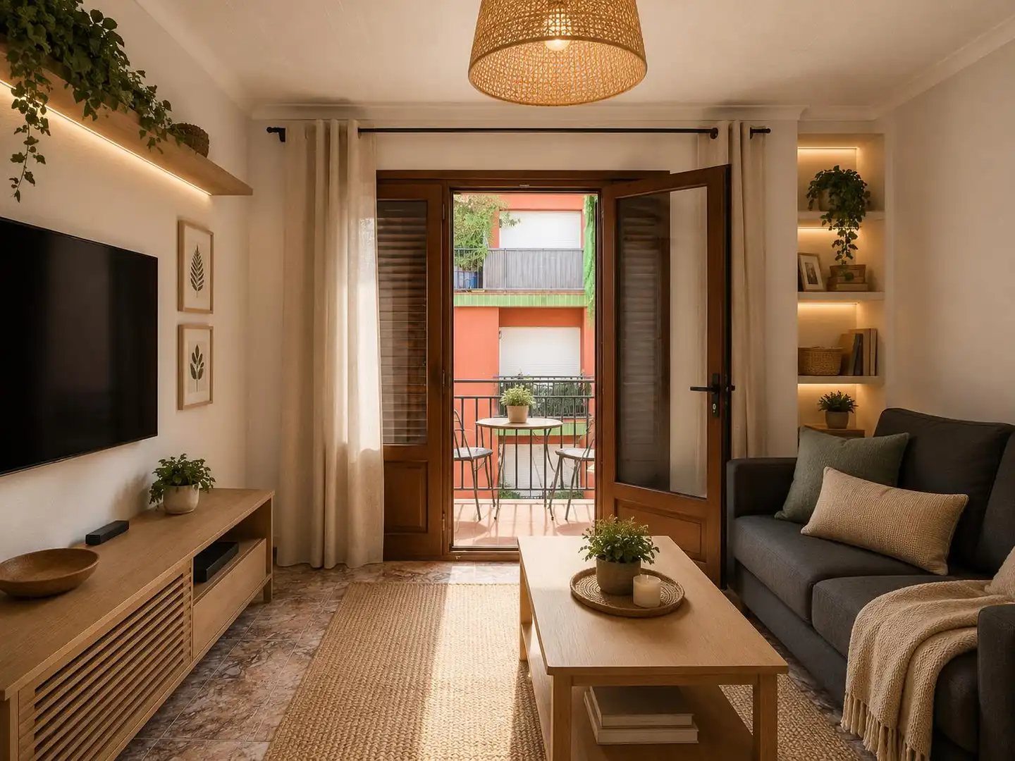 Balcony of Flat for sale in Figueres  with Storage room, Oven and Balcony