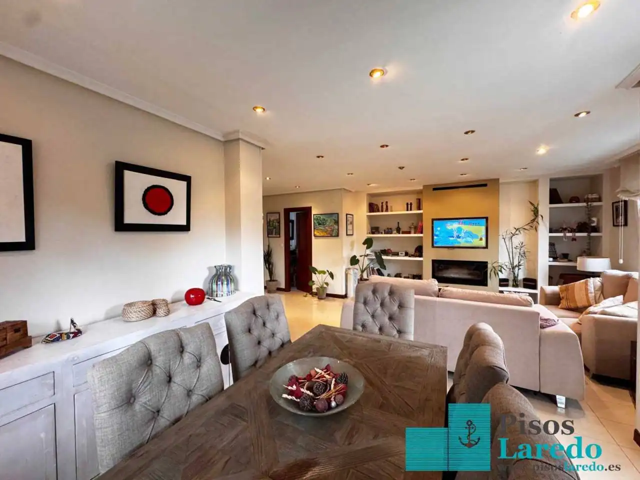 Living room of Houses for sale in Bárcena de Cicero  with Heating, Private garden and Terrace