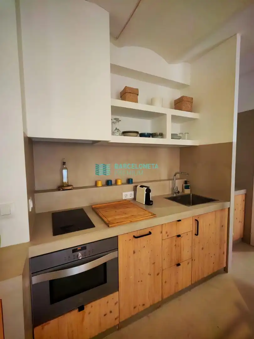 Küche von Wohnung zur Miete in Barcelona mit Möbliert und Alarm