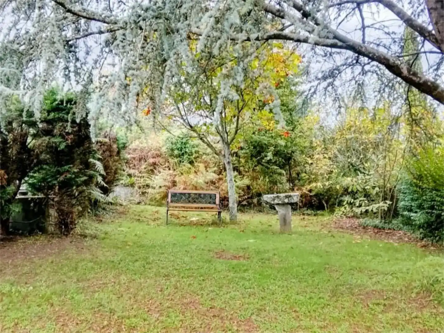 Jardí de Casa o xalet en venda en Pontevedra Capital  amb Jardí privat, Traster i Piscina