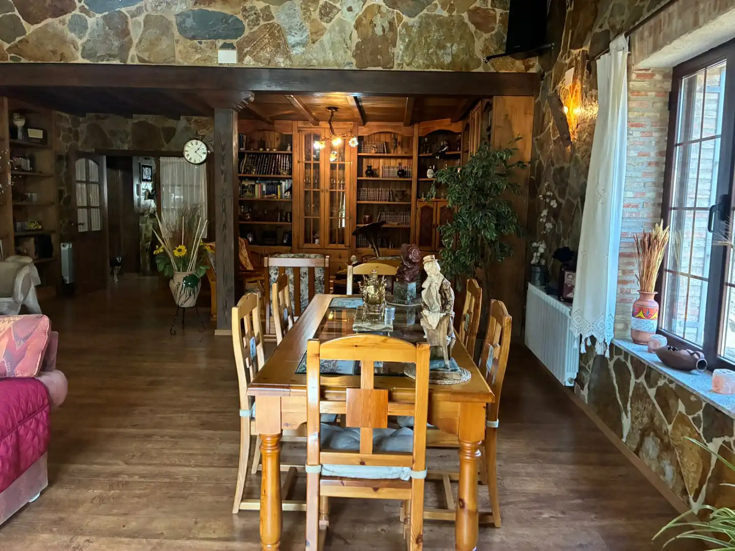 Comedor de Finca rústica en venta en Cabezuela del Valle con Calefacción, Jardín privado y Terraza